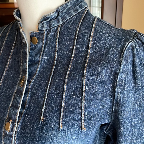 Damada Jeans Shirt Blouse Junior L Adult S - Picture 9 of 10